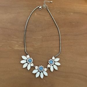 Flower statement necklace